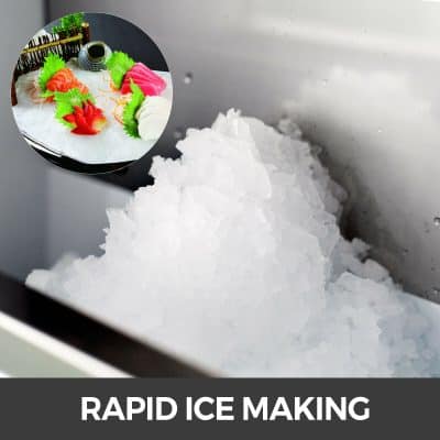 Delicious fresh ice used for sushi, beverages, and food presentation. Perfectly frozen for culinary and medical needs, ensuring quality and safety. High-quality ice for various applications.