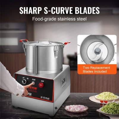 Efficient food-grade stainless steel sharp S-curve blades for precise cutting and processing in commercial kitchens and food industry applications.