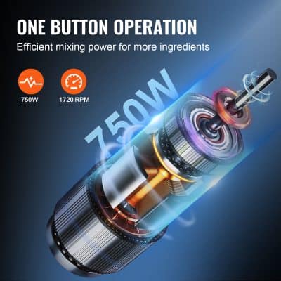 A detailed view of a high-performance electric motor with specifications of 750W power and 1720 RPM, emphasizing efficient design for enhanced performance in medical or optical devices.