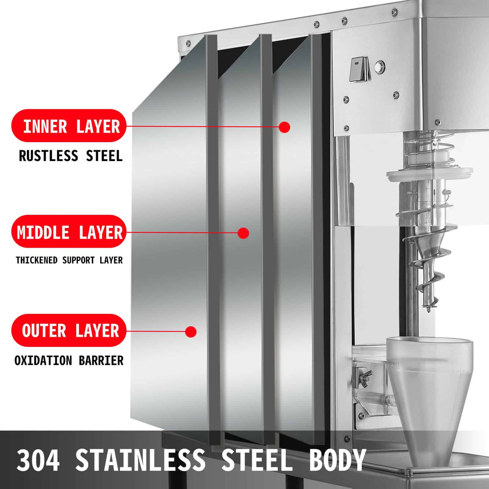 High-quality 304 stainless steel optometry and eyewear storage solution with multi-layer design for durable, rust-resistant, and secure eye care storage at Monalisa Store.