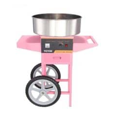Pink cotton candy machine for fun, dessert, and event entertainment. Perfect for parties, fairs, and celebrations. Easy to use with adjustable temperature, durable build, and portable design.