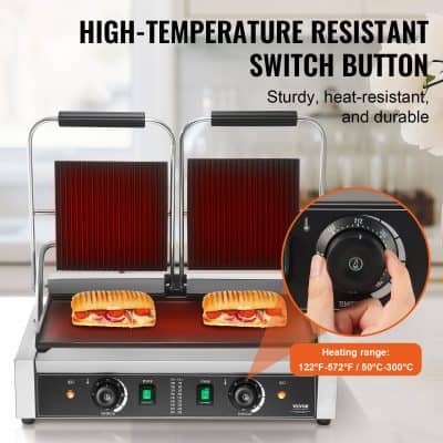 High-temperature resistant switch button for food warming equipment and appliances. Durable, heat-resistant switch for commercial kitchens and food service industries.