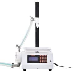 Highly detailed image of a digital high-temperature bunsen burner including hose and control panel, used in medical and laboratory applications for precise heat generation.