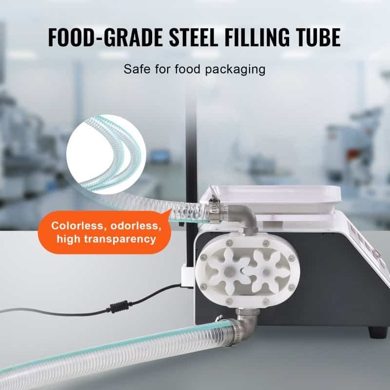 High transparency, odorless food-grade steel filling tubes for safe packaging.