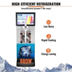 Advanced energy-efficient refrigeration technology with rapid cooling and low noise operation. Perfect for commercial and retail environments.