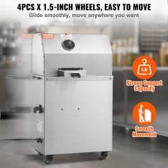 4-piece 1.5-inch wheels provide smooth mobility for medical carts with strong support capacity and easy maneuverability.