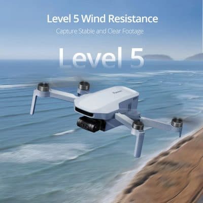 High-quality drone with Level 5 wind resistance, ideal for stable outdoor photography and videography, perfect for travel, nature, and landscape capturing from Monalisa Medical.