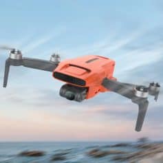 High-tech drone with advanced camera and sensor technology for optical store applications, drone photography, and medical equipment delivery.