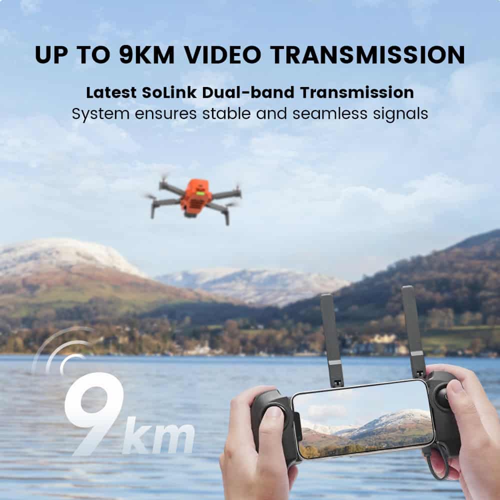 Drone video transmission, high-speed, seamless signals, remote control, live streaming, professional drone equipment.