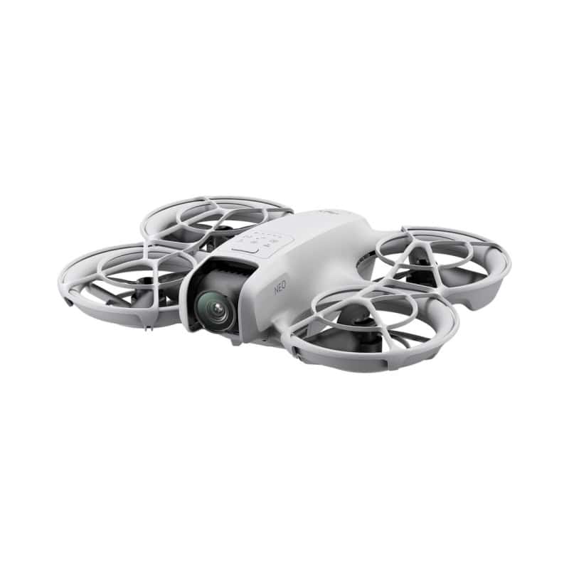 Lightweight drone equipped with high-resolution camera for optical diagnostics and eye health assessment at Monalisa Store.