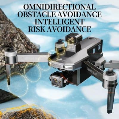 High-tech drone with omnidirectional obstacle avoidance and intelligent risk management for precision surveillance and safety. Perfect for advanced medical and industrial applications.