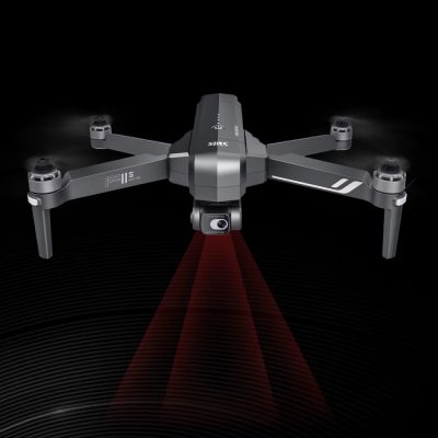 High-tech drone equipped with laser scanning technology for medical and healthcare applications.