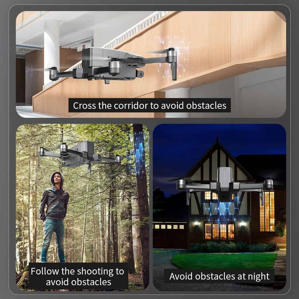 Drone flight safety tips for crossing corridors, avoiding obstacles outdoors, and nighttime flying guidance.