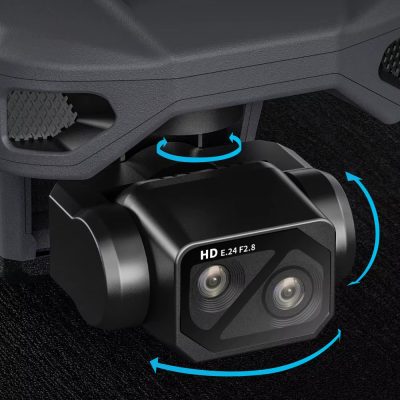 High-definition dual dash camera with wide-angle lenses, night vision, and loop recording for vehicle security and driving documentation.