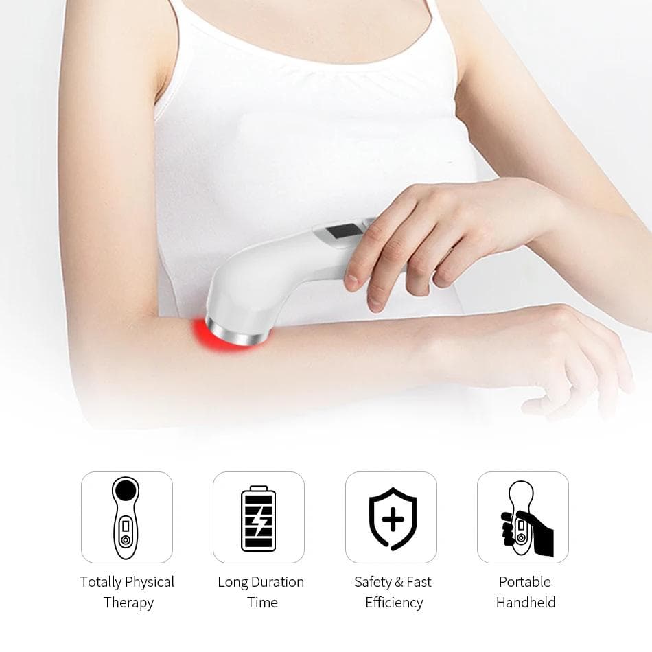 Portable laser therapy device for pain relief and skin treatment with quick results. Compact, safe, and easy to use handheld laser for effective therapy sessions.