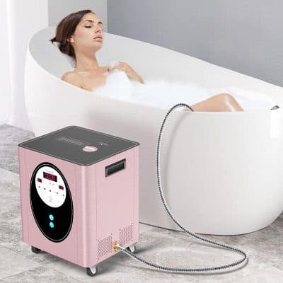 High-tech steam bath with skin massage for wellness and relaxation.