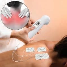 Medical laser therapy for muscle pain relief and inflammation treatment for back and neck at Monalisa Store.
