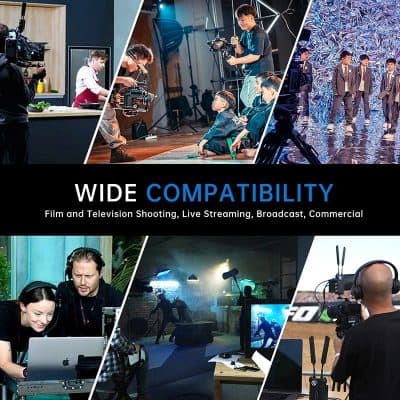 High-quality cameras, lighting, and audio gear for studio and on-location shoots.