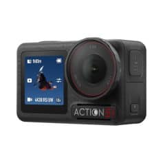High-quality 4K action camera for sports and outdoor activities, featuring wide-angle lens, splash-proof design, and 30fps video recording, perfect for capturing adventures.