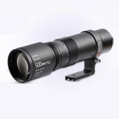 High-quality 500mm telephoto lens for professional photography and optical needs. Compatible with various cameras, offering sharp images and long-distance focusing.
