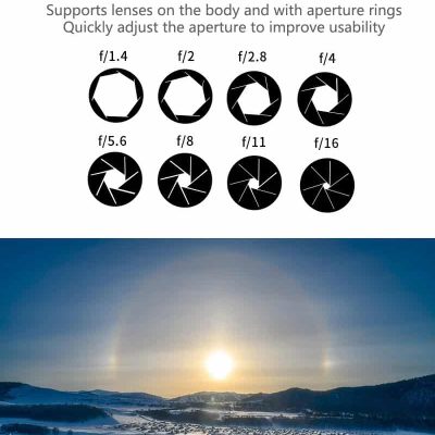 Optical lenses supporting automatic aperture synchronization for better vision and focus. Discover high-quality lenses with adjustable aperture rings for improved clarity and precision in eyewear solutions.