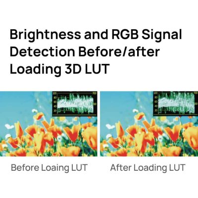 Optical signal visualization for display calibration and color accuracy.
