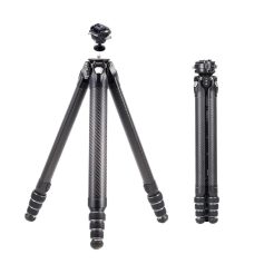 High-quality carbon fiber tripod designed for precise and stable DSLR and eyewear photography, featuring adjustable legs and secure mounting for optimal focus and clarity.