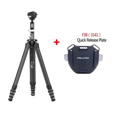 High-quality camera tripod with quick release Falcam F38 plate for professional optical and medical imaging. Ideal for precision eye exams and optometry use with stable, durable construction.
