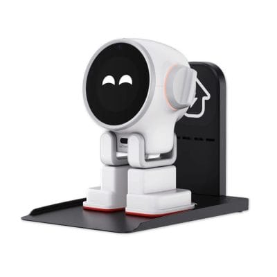 AI-powered medical robot for optical care, eye health testing, and patient assistance in optometry clinics.