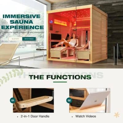 Relax and Refresh with Sauna.