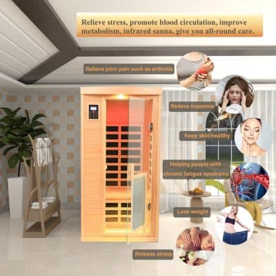 Relaxation sauna for stress relief, blood circulation, weight loss, and skin health at Monalisa Medical. Experience infrared therapy for arthritis, insomnia, chronic fatigue, and overall well-being.
