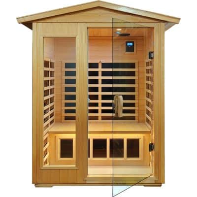 Premium wooden sauna cabin ideal for home relaxation and wellness. Features glass door, adjustable temperature, and humidity controls for a spa-like experience. Perfect for health and stress relief.