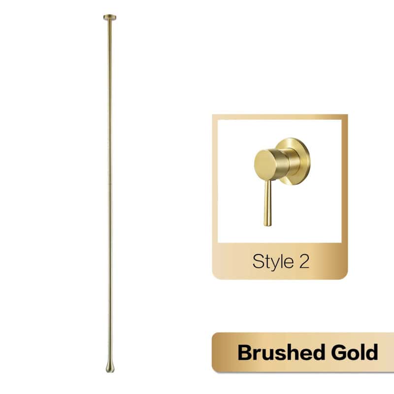 Brushed Gold / Wall-Mounted Faucet