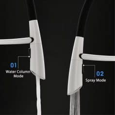 Eyewash station featuring water and spray modes for eye protection, essential in medical and industrial environments to ensure safety compliance and quick response to eye exposure incidents.