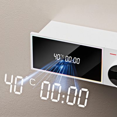 Optometry clock with digital display for eye exam rooms and clinics.