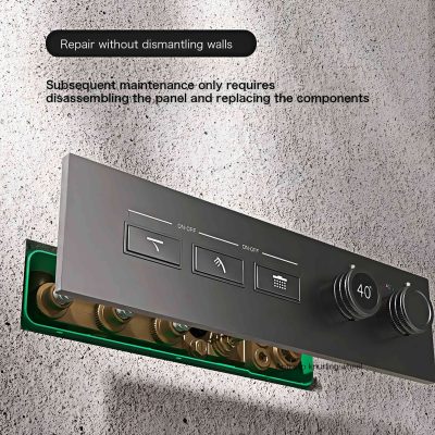 Optimum repair solution for walls without dismantling, with easy maintenance and component replacement.