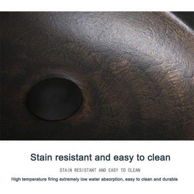 High-quality wooden bathroom sink featuring stain resistance and easy maintenance, ideal for modern bathrooms seeking durable, water-resistant fixtures.