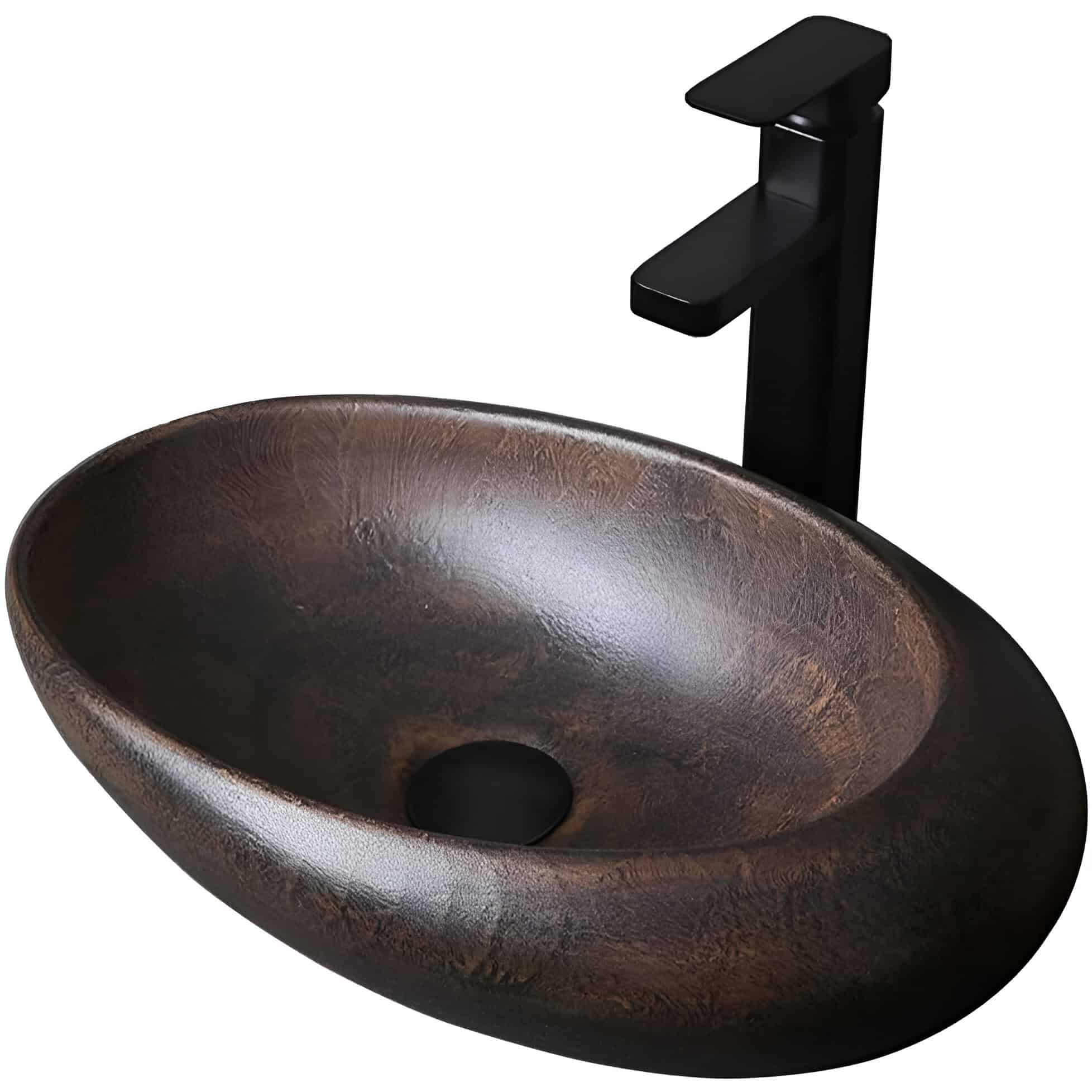 A sleek, contemporary metallic sink featuring a matte black faucet, suitable for modern clinics and medical spaces. Crafted from high-quality, durable materials, this washbasin combines style with functionality, making it an ideal choice for healthcare environments requiring hygiene, elegance, and long-lasting performance. Perfect for patient areas or professional settings where aesthetics and practicality are essential.