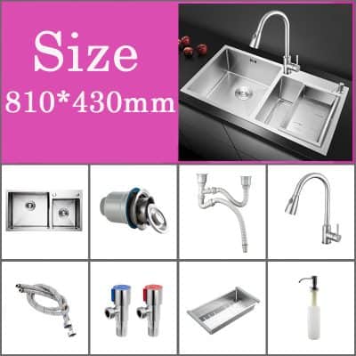 High-quality stainless steel kitchen sink for modern kitchens with durable design and sleek finish.