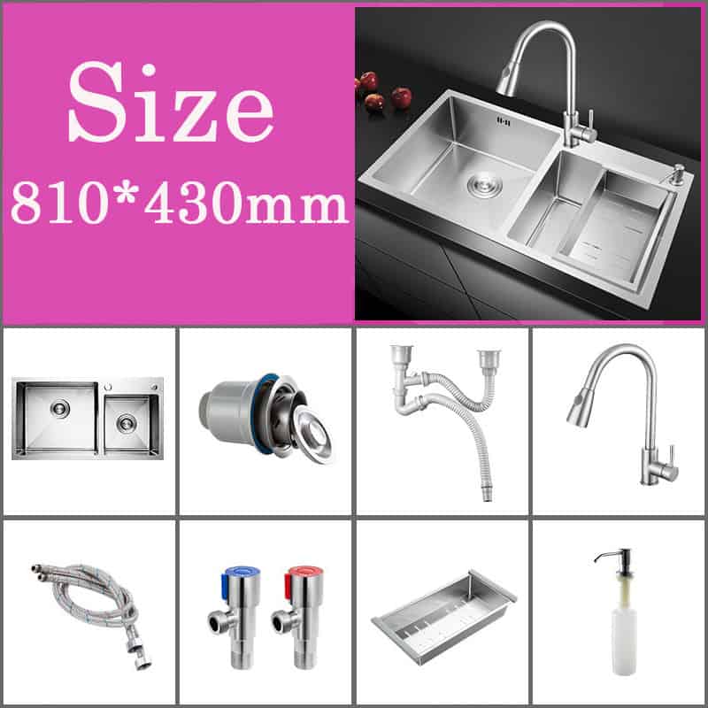 High-quality stainless steel kitchen sink for modern kitchens with durable design and sleek finish.