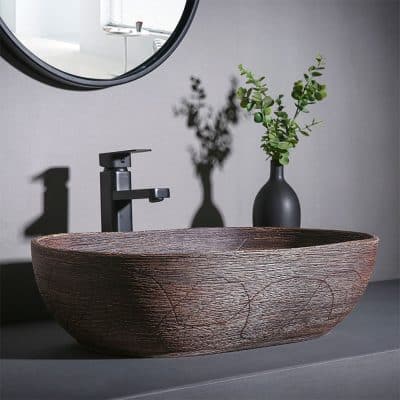 Alternative view of Ceramic Countertop Vessel Sink