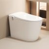 High-tech white smart toilet with advanced features, sleek design, and water-saving technology, ideal for contemporary bathrooms and home upgrades.