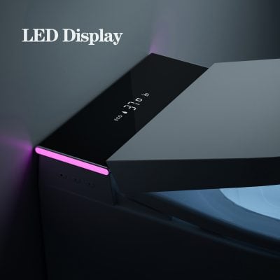 Modern LED store display showcasing vibrant, customizable lighting options for retail environments, ideal for enhancing visual merchandising and customer engagement.