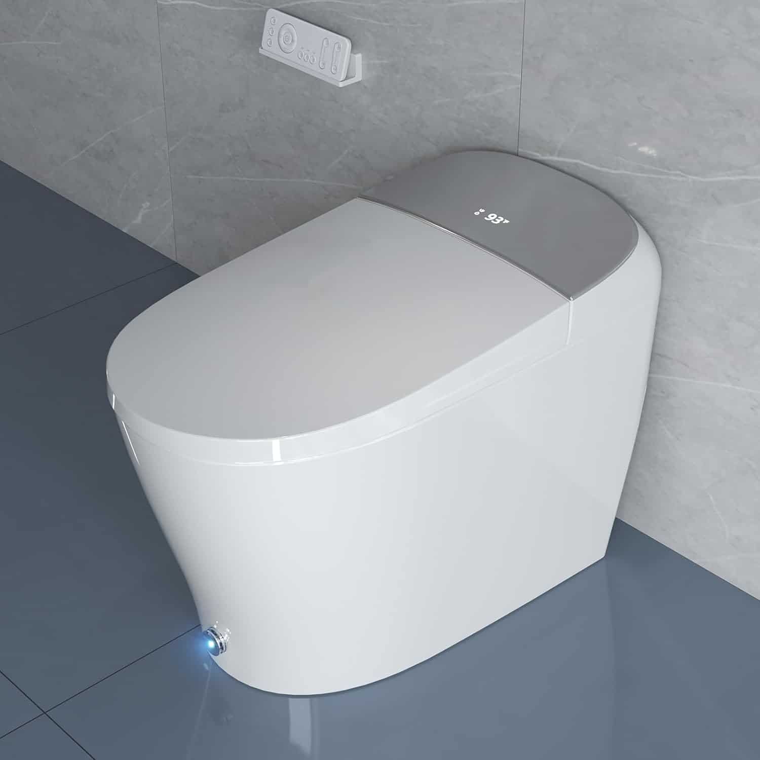 Smart Toilet with Powerful Flush and Auto Features for Low Water Pressure - Image 2