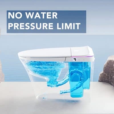 Modern waterless smart toilet designed for efficient sanitation and health benefits, ideal for medical and wellness clinics at Monalisa Store.