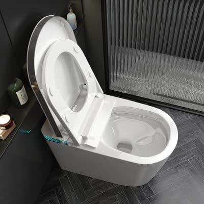 Smart bidet toilet with advanced features for improved hygiene and comfort in medical clinics and wellness centers.