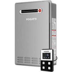 Efficient Fogatti wall-mounted gas heater with remote control, ideal for home heating, energy savings, and reliable warmth. Perfect for warm, cozy spaces in your residence or clinic.