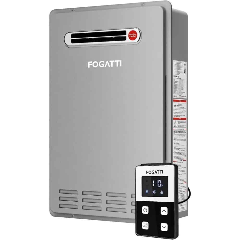 Efficient Fogatti wall-mounted gas heater with remote control, ideal for home heating, energy savings, and reliable warmth. Perfect for warm, cozy spaces in your residence or clinic.