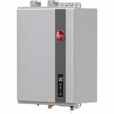 Efficient Rheem water heater with digital control and reliable performance, ideal for medical and healthcare settings. Durable, energy-saving, perfect for Monalisa Medical store.