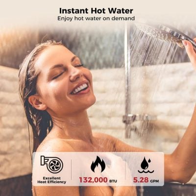 Alternate: Convenient instant hot water solution for bathroom and kitchen, enhancing comfort. Easy-to-use hot water system ideal for home improvement and daily needs.
